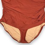 J.Crew NWT  Ruched One Piece Red Terracotta Swimsuit Photo 8
