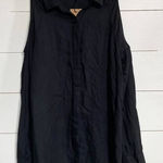 Cotton On Cotton On Cold Shoulder Black Collared Button up shirt Photo 0
