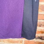 Laundry by Shelli Segal NWT  Black Purple Quilted Skirt Women's Size 10 Photo 2
