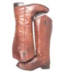 Frye  Melissa Button Leather Womens Tall Riding Boot, Cognac, size 9.5 B Photo 6