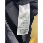 Y2K Scoop Skirt XL Black Satin Asymmetric Whimsygoth Cyber Skater Office Siren Photo 5