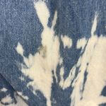 Vintage Jasmine Rose Medium Blue and White Bleach Tie Dye Denim T Photo 10