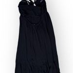 Elan Tiered Halter Maxi Cover-Up Dress Size Large Photo 4