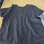 Katherine Heigl Collection Scrubs Dark Blue Long Sleeve Top flower sz 2XL Photo 6