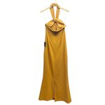 Lulus Mesmerizing Perfection Yellow Halter Neck Backless Maxi Dress size M NWT Size M Photo 3