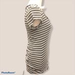 Splash  Black & White Striped Short Sleeve Top Medium NWT Photo 1