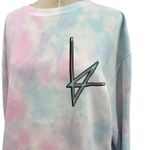 The Lumineers Brightside Roadside Motel Crewneck Sweatshirt Tie Dye Pink Blue XL Photo 3