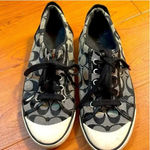Coach  Black Signature Canvas Sneakers Photo 0