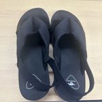 Rocket Dog  Women's Hanalei Grosgrain Cotton/Rainbow Eva Heeled Sandal SZ 11 EUC Photo 2