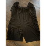 Pretty Little Thing Black Sheer Ruched Mesh Pants  EUC Size 14 Club Wear Photo 9