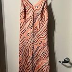 Bar III Barlll Femme Utility Satin zebra print midi dress Photo 5