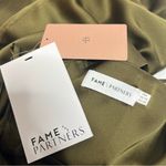 Fame and Partners NWT BHLDN Thais Jumpsuit green Sz 6 Photo 4