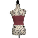 Brandy Melville brandy mellvile Pink Crop Top Knit Barbie Y2k Retro Boho Beach One Size Cruise Photo 3