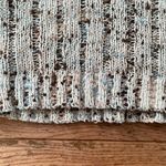 Jessica Simpson marbled pastel blue pink purple gray neutral ribbed cable knit sweater Photo 7