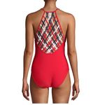 Ymi NWT  Red Multicolor One Piece Swimsuit Photo 1