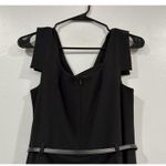 Black Halo  Jackie O Jumpsuit in Black Size 2 STORE MODEL Photo 5