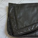 Pioneer Vintage 80s Black Leather Fold Over Clutch. Photo 1