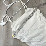 Guess Vintage  Tank Top ruched ribbed womens White (small) y2k Photo 2