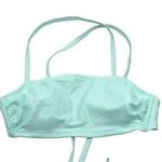 Xhilaration Mint Green Metallic Shimmer Bikini Top Removable Cups D/DD Size Photo 0