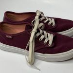 Vans maroon sneakers size 7 Photo 0