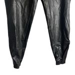 Spanx Black Faux Leather Jogger Pants Plus Size 1X Photo 10