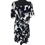 NWT 10/M BloomChic Ditsy Floral Pocket Square Neck‎ Shirred Ruffle Dress Photo 6