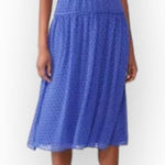 La Maison Talulah Sorrento Midi Dress Women's XS Blue Polka Dot Strappy A Photo 0