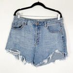 Wild Fable Women's 14 High Rise Cut Off Shorts Button Fly Summer Plus Size Denim Photo 0