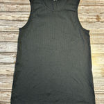 Zyia  Ripped Black Sleeveless Tank Top Photo 0