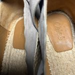 Chloé Chloe Beige Espadrille suede lace up Wedges 37 boho summer minimalist neutral Photo 3