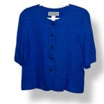 Norton Mcnaughton  Vintage Short Sleeve Blazer Size 8 Photo 1