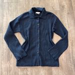 Treasure & Bond  Navy Button-Down Shirt cardigan Photo 3
