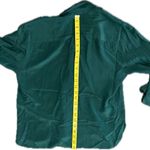 Givenchy Vintage Emerald Green Silk Blouse Women’s Size 10 Photo 13