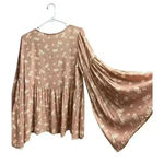 Altar'd State Alter'd State Flared Sleeve Floral Blouse Boho Style Women's Size Medium Photo 7