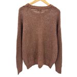 True Craft NWT  Spring Sweater Womens S‎ Brown Tunic Open Knit Lightweight Comfy Photo 4