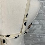 Kona Sol  Cream and Black Polka Dot Bikini Top Swimwear Photo 2