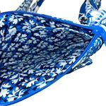 Vera Bradley Blue & White  Crossbody Purse Floral Design Bag Adjustable Strap! Photo 3