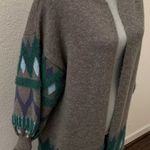 Anthropologie Kai Long Open Cardigan Sweater One Size Gray Excellent RARE HTF Photo 5