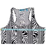 Tori Richard Honolulu Size XL Black White Tropical Maxi Dress Hawaiian Made USA Photo 6