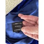 Line and Dot  Blue Velvet Strapless V-Neck Mini Dress Size XS Photo 8
