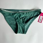 Xhilaration Green Crochet Border Bikini Bottom NWT Size Small Photo 0