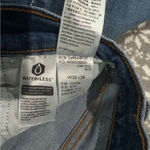 Levi's Wedgie Straight Button Fly In Blue Size 28 Photo 4