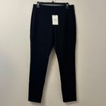 Theory NWT Shawn Pull-On Ponte Knit Pants Polish Ponte Black Size Large Photo 2