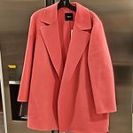 Theory ππ Clairene Luxe Blazer Coat Wool Cashmere Blend Pink Orchid Large L NWT Photo 11