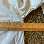 Free People White Blouse Bell Sleeve Size S So Obviously Yours Tie Back Ruched Photo 10