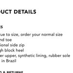 Schutz  NANDY NWOB Sz 9.5 lug sole Black Chunky Heeled Boots Photo 2