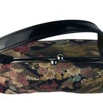 Bueno Womens Fabric Carpetbagger Handbag Floral Purse Kiss Lock Clasp U Short Ha Photo 4