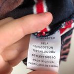 I Joah Cropped Striped Bleach Tie Dye Hoodie Med Red Photo 4