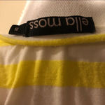 Ella Moss  Yellow & White Striped Tank Top Photo 5
