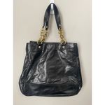 Coach Vintage Y2K Poppy Plushlock Tote, Black Leather Photo 2